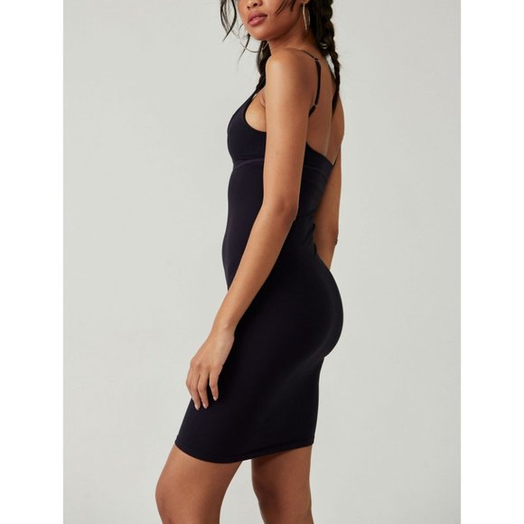 FREE PEOPLE Meg High Platform Bodycon / Black - Picture 2 of 8